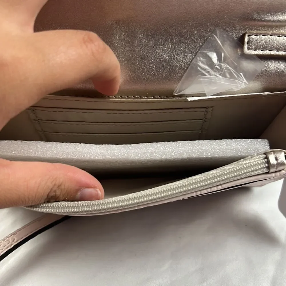 NWT Guess powder Pink crossbody